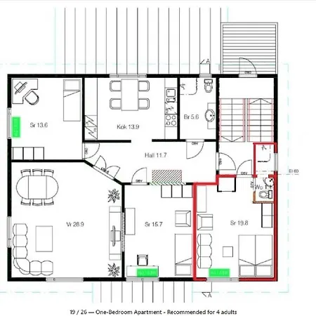 Apartamento Kaeytaennoellinen Pietarsaaressa Jakobstad